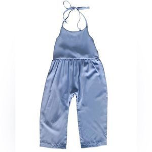 HALTER JUMPSUIT - BLUE NWT